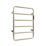 6-Bar Wall Mounted Electric Towel Warmer Rack with Timer & Smart Temperature Control