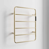 6-Bar Wall Mounted Electric Towel Warmer Rack with Timer & Smart Temperature Control