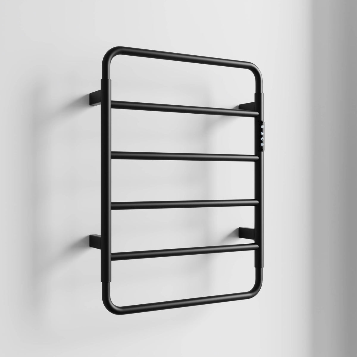 6-Bar Wall Mounted Electric Towel Warmer Rack with Timer & Smart Temperature Control