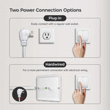 6-Bar Wall Mounted Electric Towel Warmer Rack with Timer & Smart Temperature Control