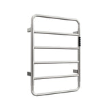 6-Bar Wall Mounted Electric Towel Warmer Rack with Timer & Smart Temperature Control