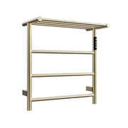 Heated Towel Rack with Shelf Smart Touchscreen and Rapid Heating