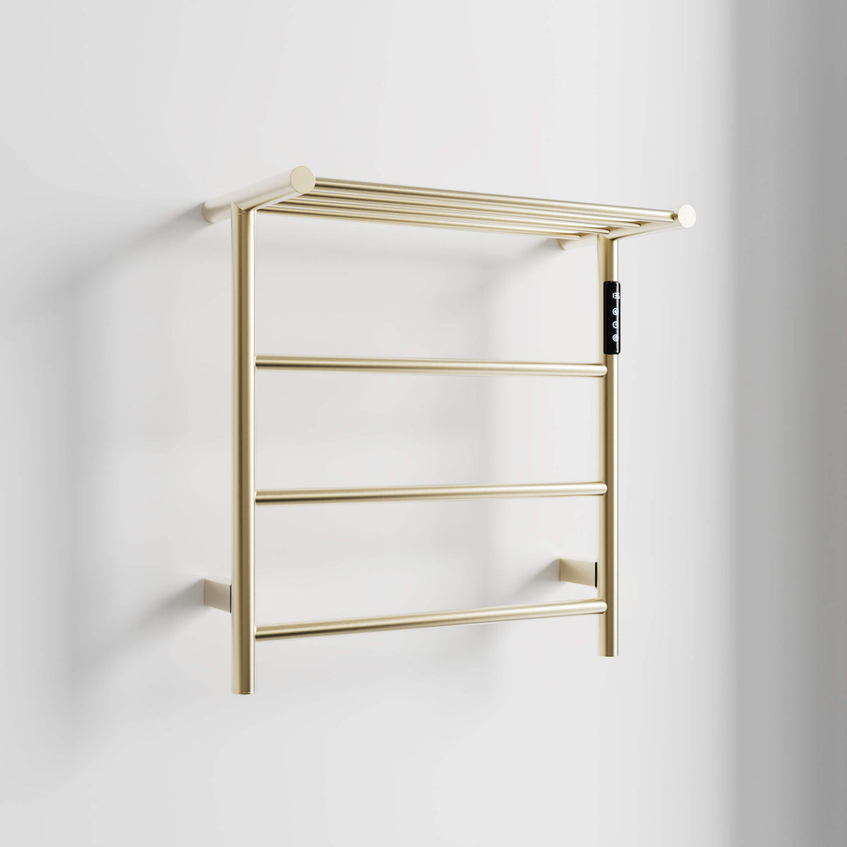 Heated Towel Rack with Shelf Smart Touchscreen and Rapid Heating