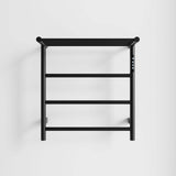 Wall Mounted Heated Towel Warmer with Shelf – 304 Stainless Steel