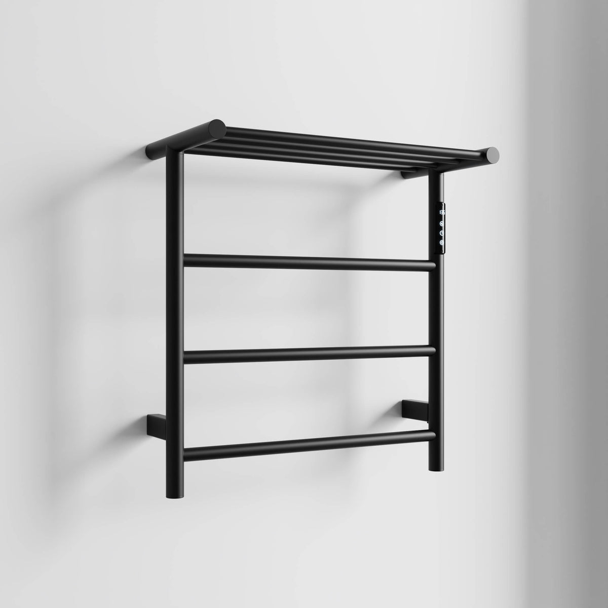 Heated Towel Rack with Shelf Smart Touchscreen and Rapid Heating