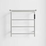 Wall Mounted Heated Towel Warmer with Shelf – 304 Stainless Steel