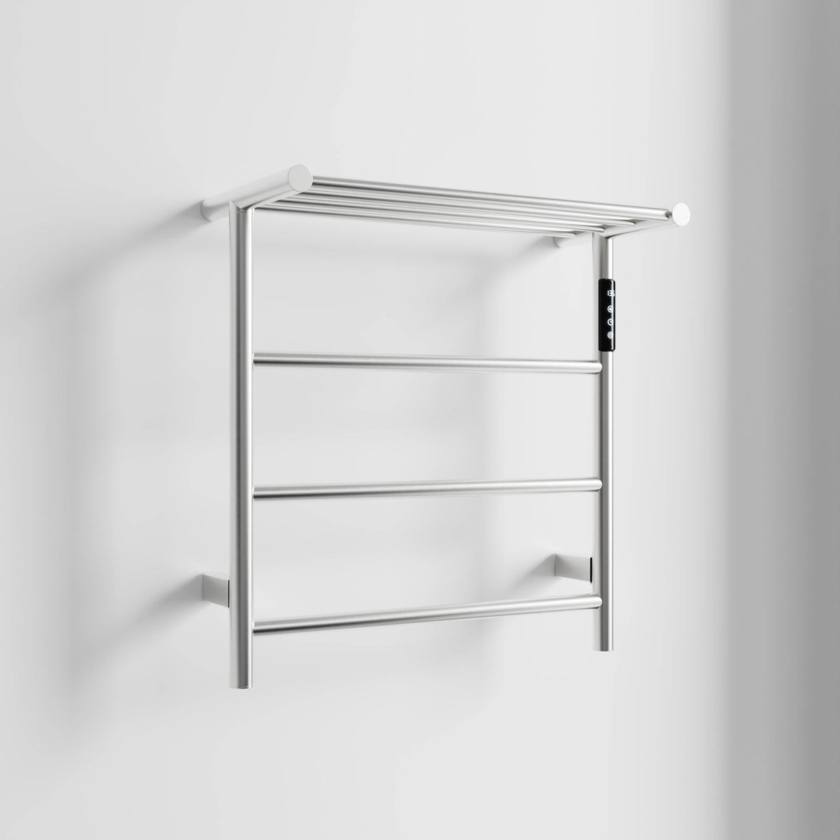 Heated Towel Rack with Shelf Smart Touchscreen and Rapid Heating