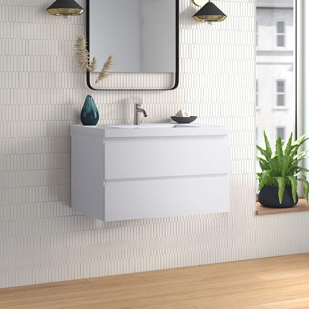White bathroom sink unit sales
