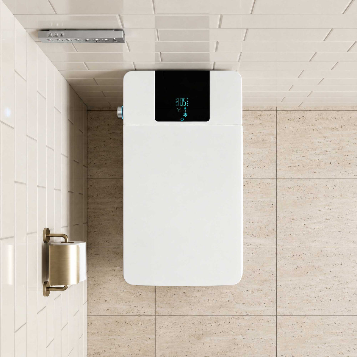 Smart Toilet with Bidet, Built-In Water Tank, Auto Flush & Heated Seat