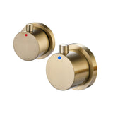 Cross/Knob Diverter Handles Solid Brass Faucet Replacement Kit