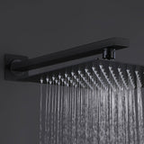 16" Shower Arm with Flange Stainless Steel Wall Mount Showerhead Arm