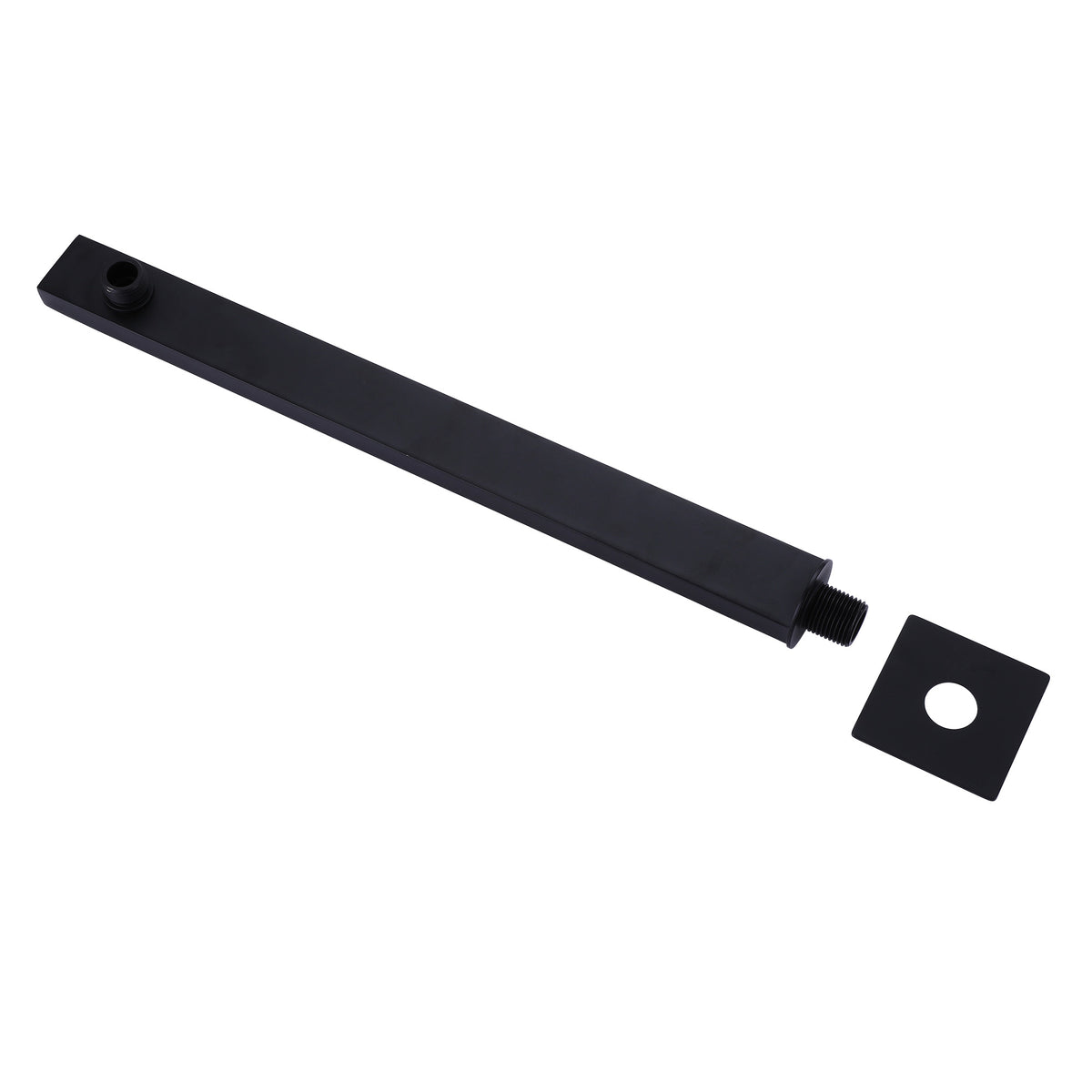 16-Inch Shower Arm with Flange Stainless Steel Wall Mount Showerhead Arm