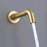 Solid Brass Tub Filler Spout Wall Outlet Faucet Spout Replacement Filler