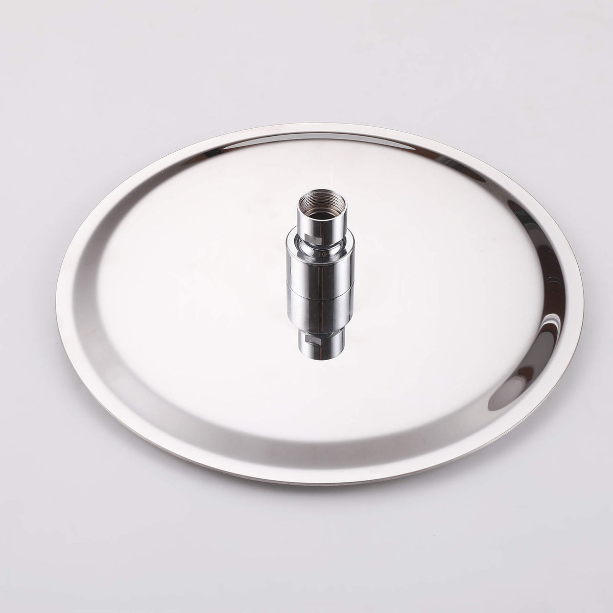 3-Function Round Rain Shower System with Handheld Shower & Tub Spout