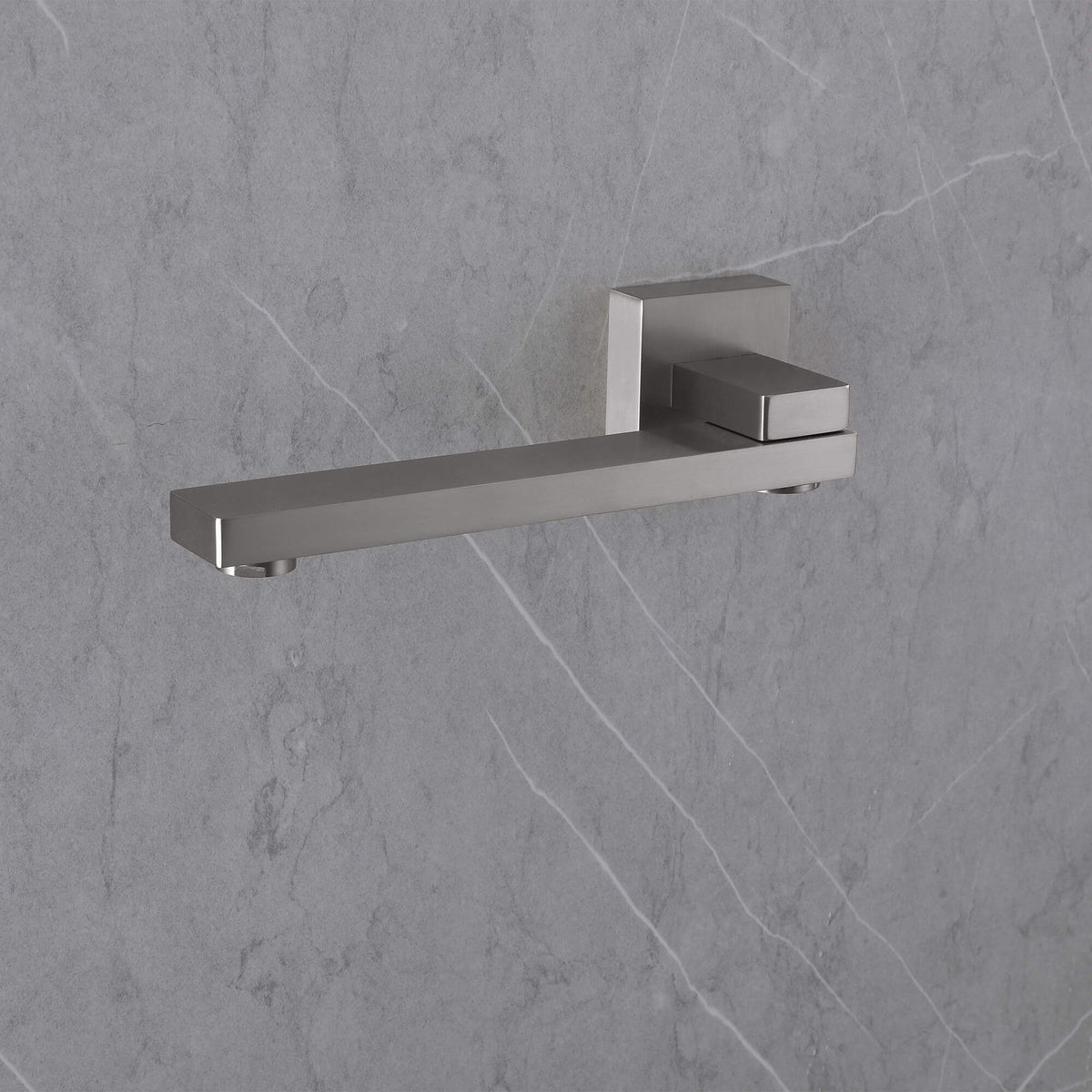 3-Function Square Rain Shower System with Handheld & Tub Spout
