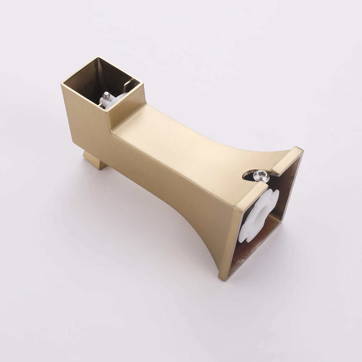 2-Function Square Rain Shower System with Tub Spout