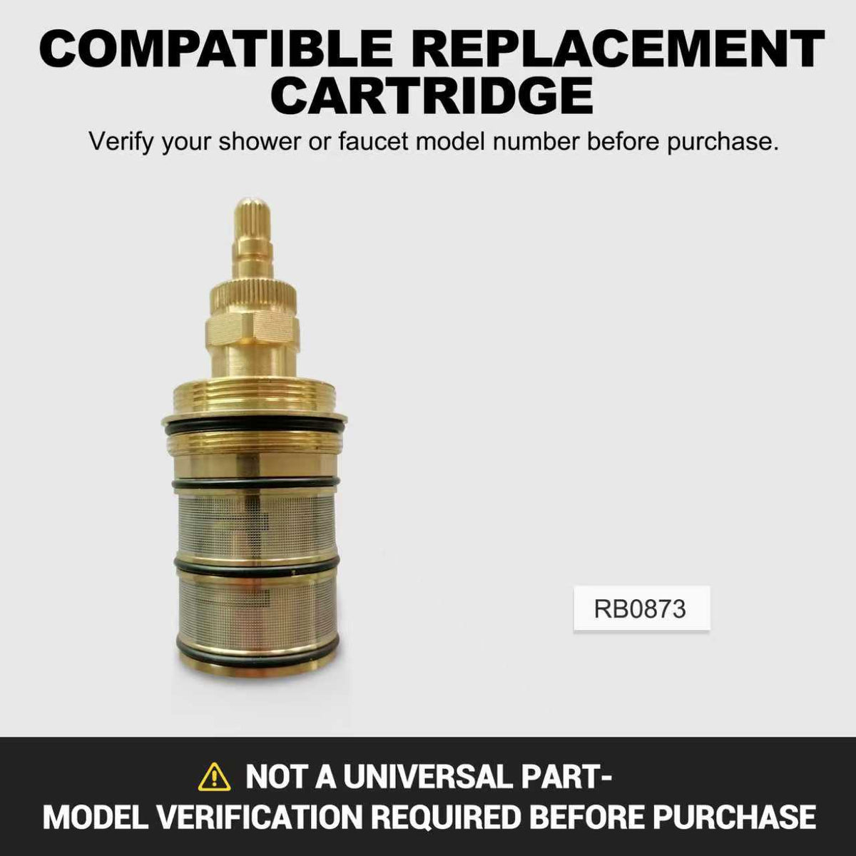 RBROHANT Replacement Cartridge for Shower Valves & Faucets