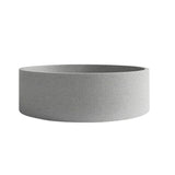 Rbrohant Vessel Bathroom Sink in Grey without Faucet and Drain