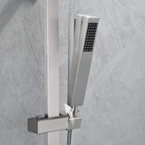 3-Function Rainfall Shower System with Wall Shower & Handheld