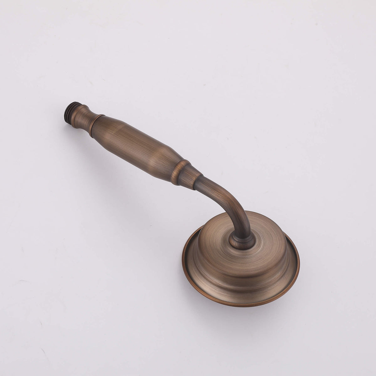 Antique brass handheld shower head
