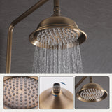 Vintage 3-Function Exposed Tub Shower System with Crystal Diverter