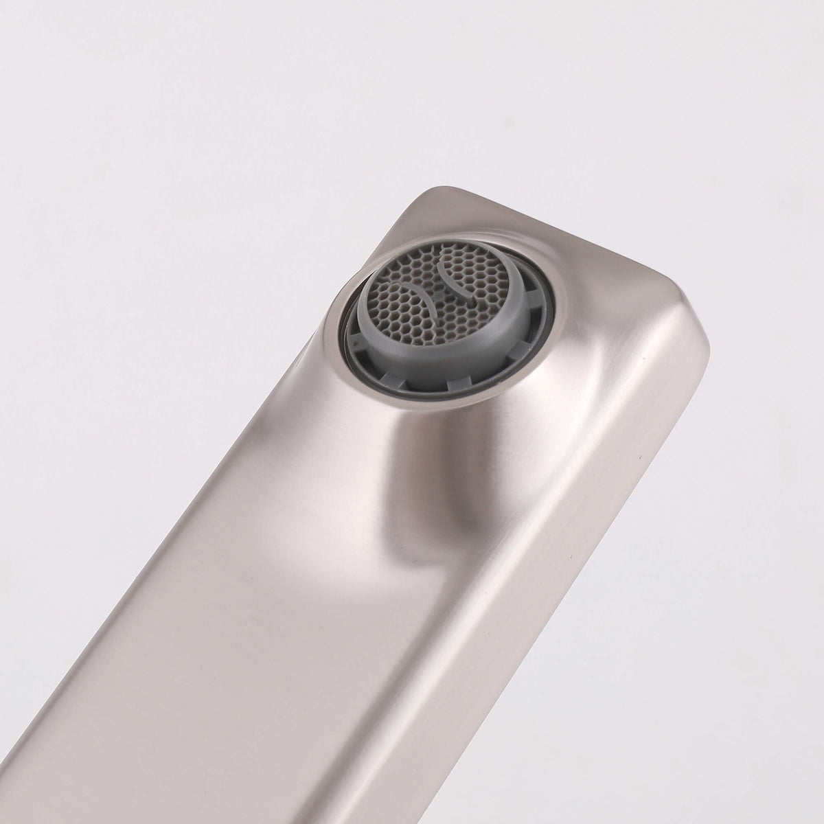 Modern Square Single-Hole Bathroom Faucet