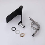 Modern Waterfall Sink Faucet with Flat Spout Design