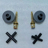 Wall Mount Bathroom Faucet Handle Replacement Kit with Ceramic Cartridge