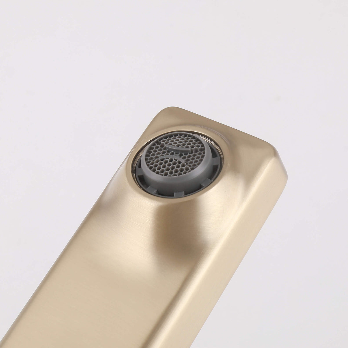 Modern Square Single-Hole Bathroom Faucet