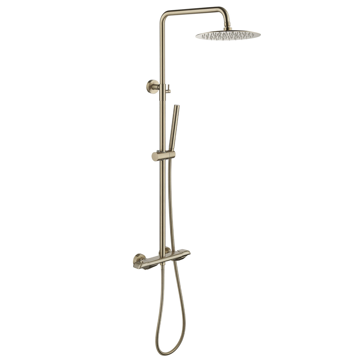 2-Function Exposed Thermostatic Shower System