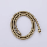 Brushed Gold 5-Hole Roman Tub Faucet with Hand Shower