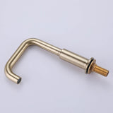 Brushed Gold 5-Hole Roman Tub Faucet with Hand Shower