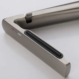 Designer Waterfall Faucet with Angled Body and Side Handle