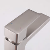 Modern Square Single-Hole Bathroom Faucet