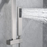 3-Function Rainfall Shower System with Wall Shower & Handheld