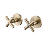 Wall Mount Bathroom Faucet Handle Replacement Kit with Ceramic Cartridge
