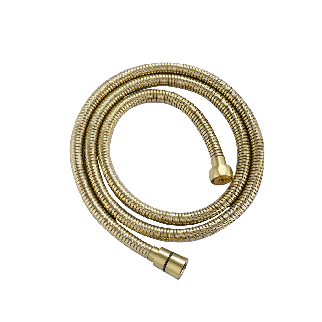 Shower Hose 59-Inch Long Stainless Steel Handheld Shower Head Hose with Brass Insert and Nut