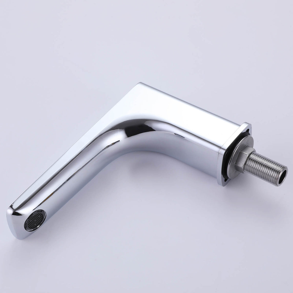 4-Hole Deck-Mount Tub Faucet with Extended Spout and Hand Shower