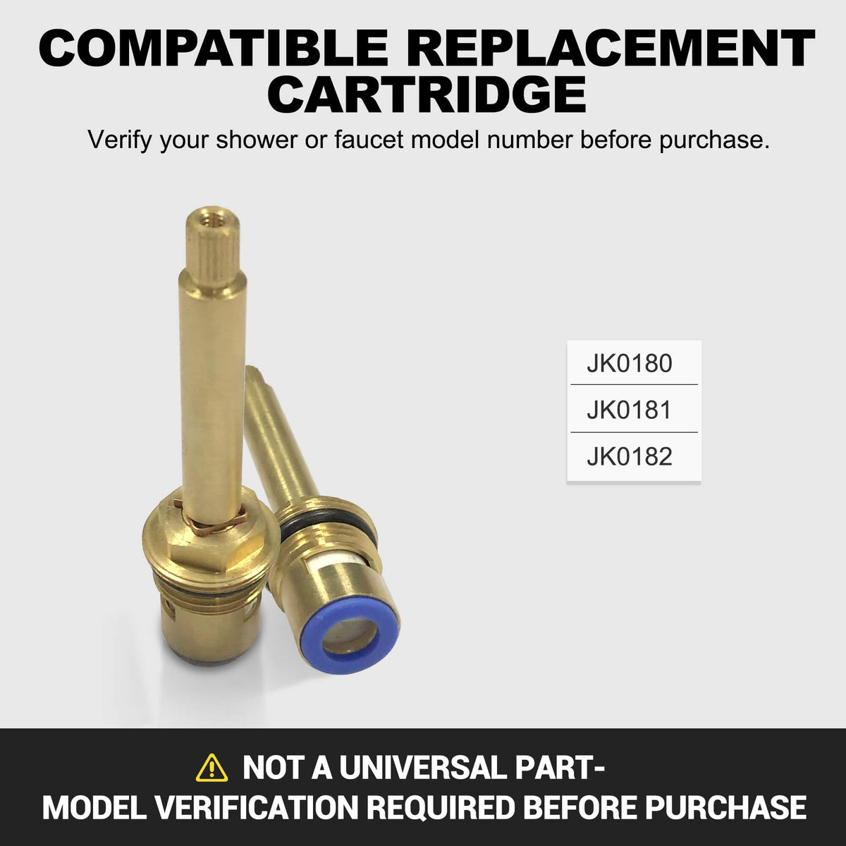 RBROHANT Replacement Cartridge for Shower Valves & Faucets