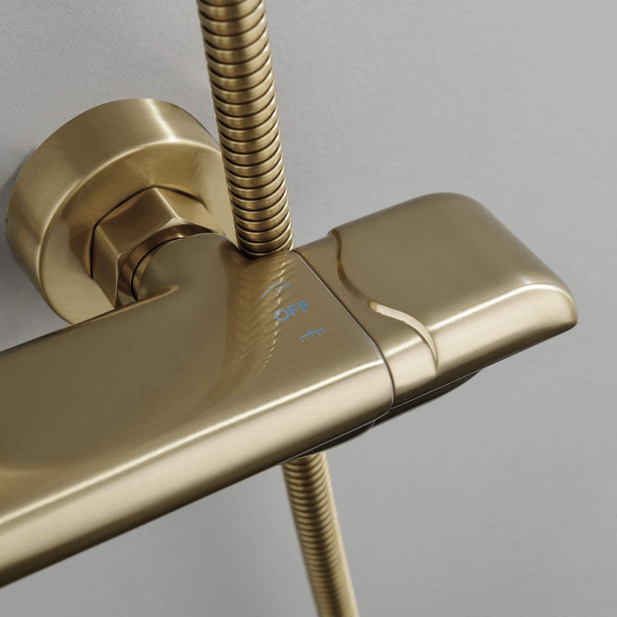 2-Function Exposed Thermostatic Shower System