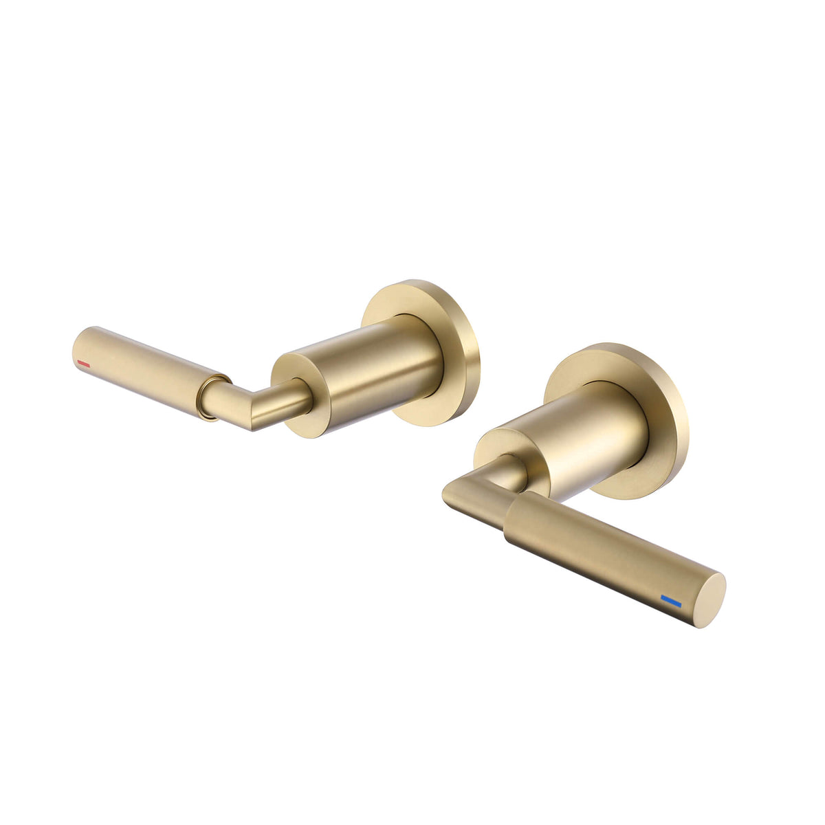 Wall Mount Bathroom Faucet Handle Replacement Kit with Ceramic Cartridge