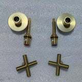 Wall Mount Bathroom Faucet Handle Replacement Kit with Ceramic Cartridge