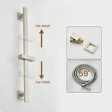 3-Function Rainfall Shower System with Wall Shower & Handheld