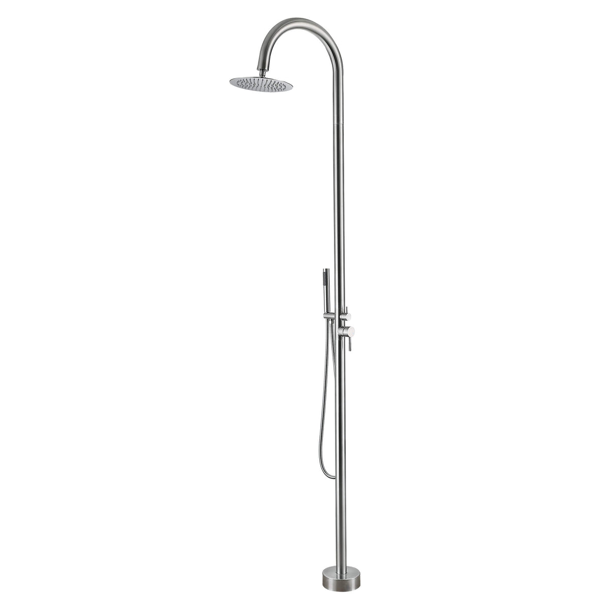 Outdoor Stainless Steel Shower with Handheld and Rain Shower Head