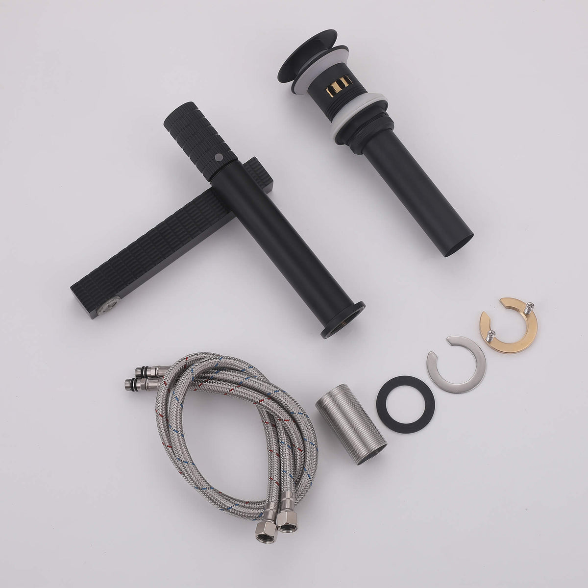 Modern Single Hole Bathroom Faucet with Dual Water Outlet and Flip Aerator
