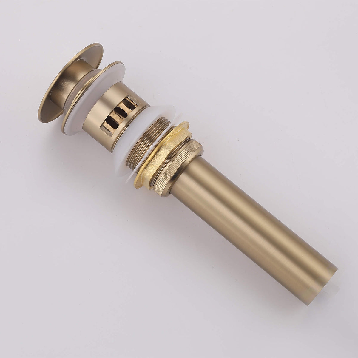 Modern Single Hole Bathroom Faucet with Dual Water Outlet and Flip Aerator