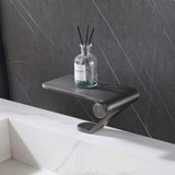 Modern Waterfall Sink Faucet with Flat Spout Design