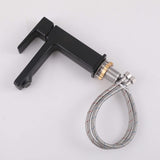 Modern Square Single-Hole Bathroom Faucet