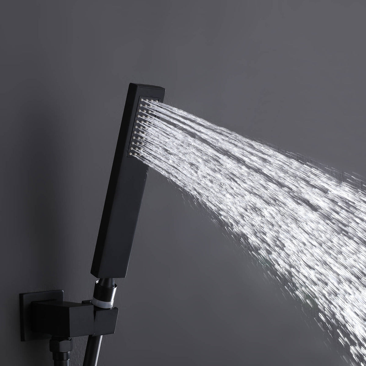 3-Function Concealed Rain Shower System with Waterfall Tub Spout