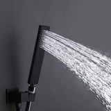3-Function Concealed Rain Shower System with Waterfall Tub Spout